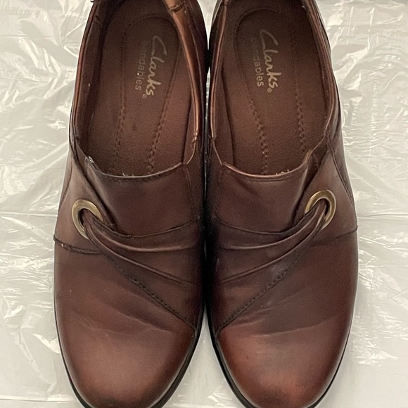 Clarks Casual Slip On Elastic Heels clogs shoes Womens US 7.5 M - Picture 15 of 15